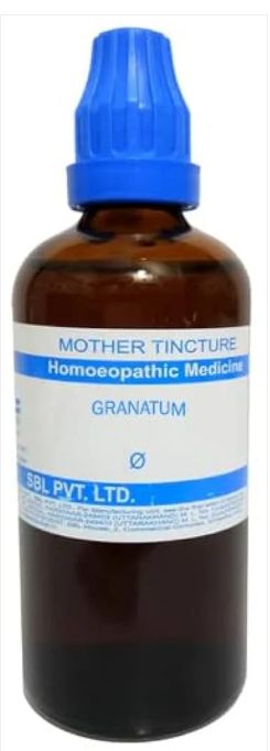 SBL Granatum Q - 100ml homeopathic mother tincture for digestive, oral, throat and general wellness