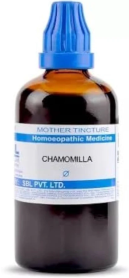 SBL Chamomilla Q - 100ml homeopathic mother tincture for teething, digestive, colic and general wellness