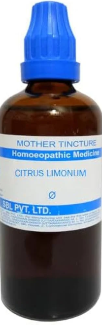 SBL Citrus Limonum Q - 100ml homeopathic mother tincture for digestive, respiratory and general wellness