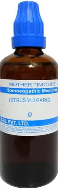 SBL Citrus Vulgaris Q - 100ml homeopathic mother tincture for digestive, throat and general wellness