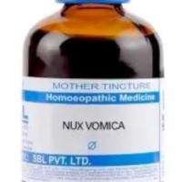 SBL Nux Vomica Q - 100ml homeopathic mother tincture for digestive, gastric, bowel and general wellness