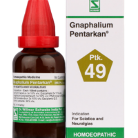 Dr Willmar Schwabe India Gnaphalium Pentarkan Ptk 49 for sciatica neuralgia
